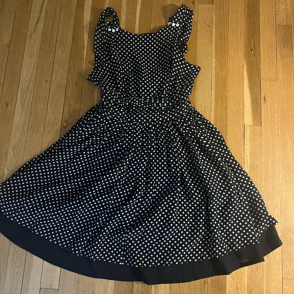 flirty polka dot dress